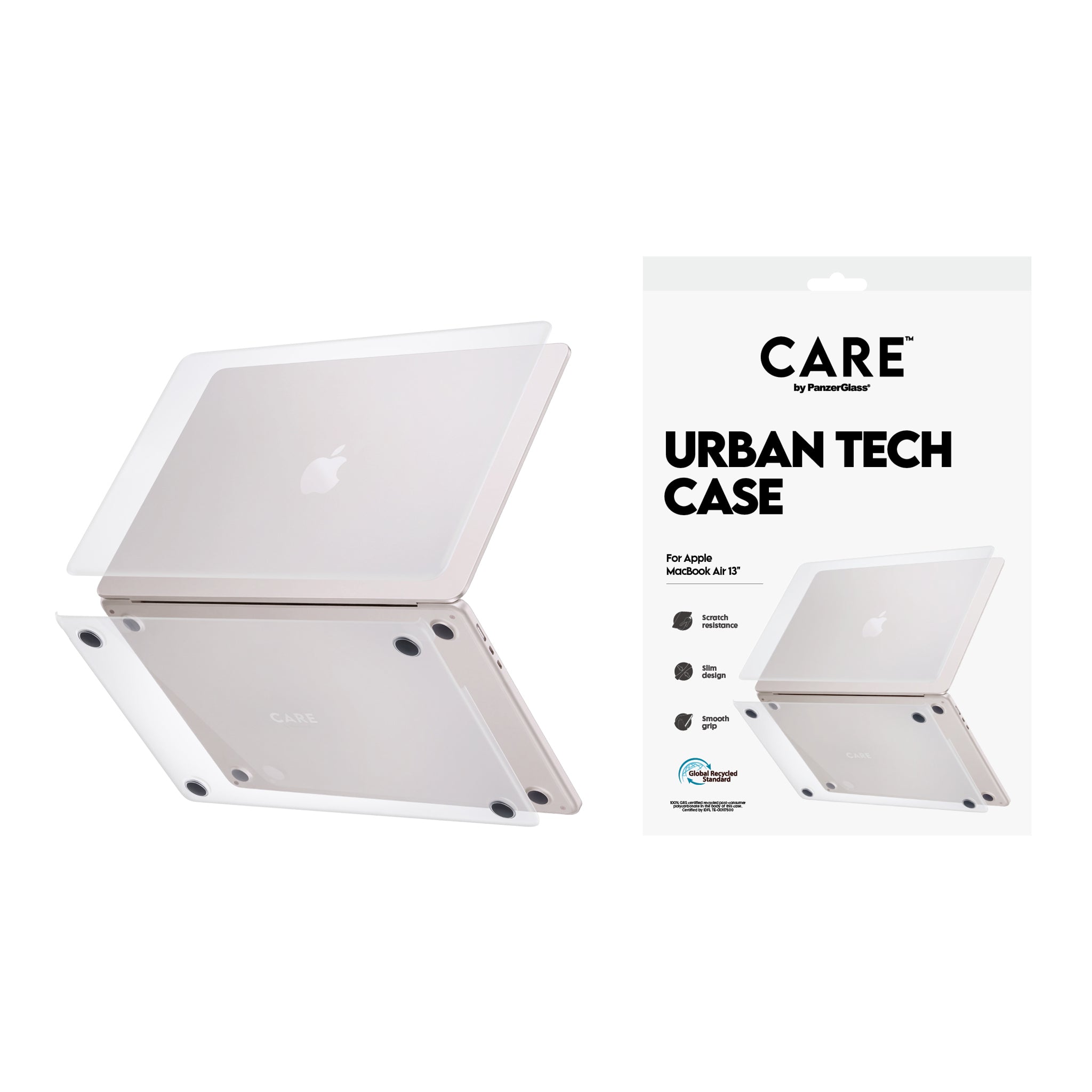 CARE™ by PanzerGlass® Case Transparent Macbook Air 13'' M2 | M3 | M4